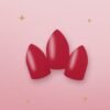 Cherry Kiss Short Almond — close up