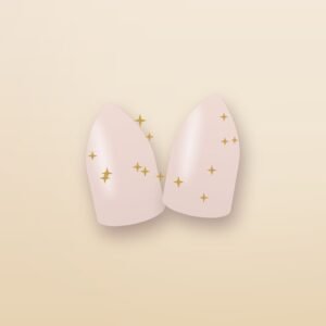 Gold Foil Nail Stickers — close up
