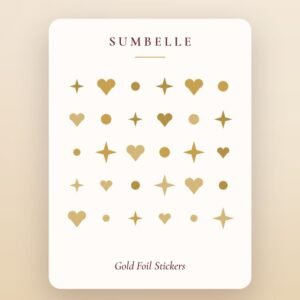Gold Foil Nail Stickers