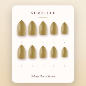 Golden Hour Chrome Almond