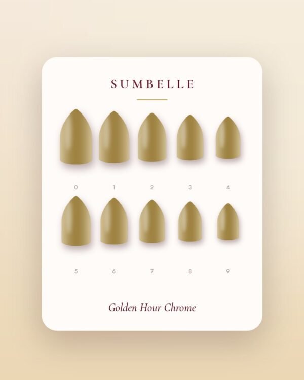 Golden Hour Chrome Almond