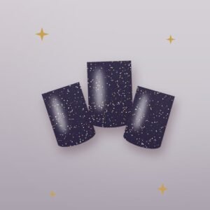 Midnight Sparkle Square — close up